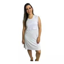 Vestido Amamentação Regata Viscolycra