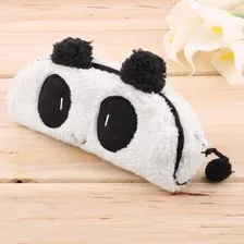 Panda Bolsa Kawai Mujer Lapicera Cosmetiquera Peluche Pompon