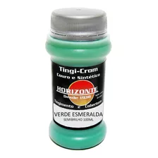 Tinta Couro Verde Esmeralda Sapato Bota Tenis Misto 100ml