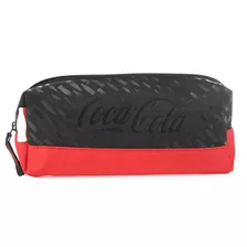 Necessaire Espaçosa Coca Cola Original Com Ziper Bolsa