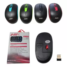 Mouse Inalámbrico Nia, Conexión Usb Incluye Pilas Triple Aaa