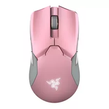 Mouse Gamer Razer Viper Ultimate Con Base Color Rosa