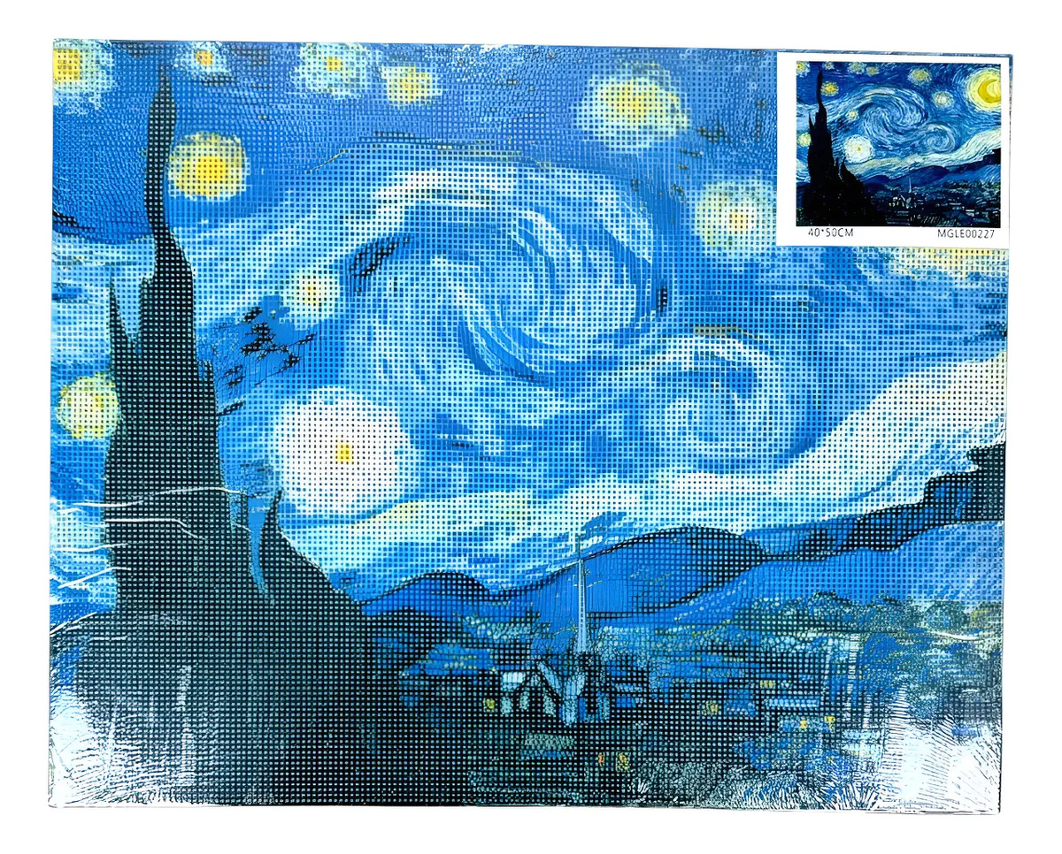 Diamond Painting Vincent Van Gogh Kit Completo + Bastidor !!