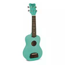 Kohala Ukulele Soprano Tiki Ssg- Green- Verde-