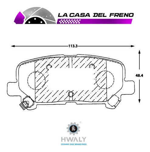 Pastilla De Freno Trasera Honda Odyssey 3.5 2015 5fn Foto 3