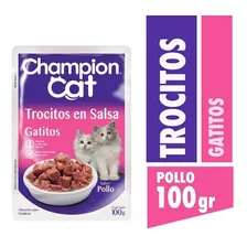 Sachet Champion Cat Gatitos Pollo 24 Und