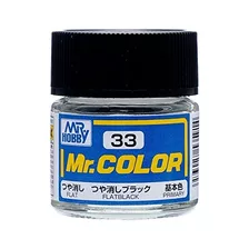 Mr. Color Negro Plano C33 Pintar Por El Sr. Hobby.