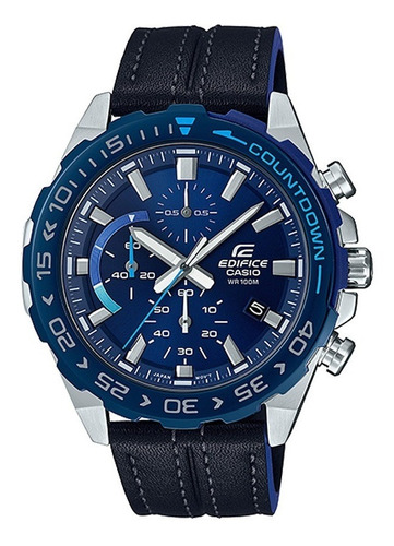 Reloj Casio Edifice Efr-566bl-2a Azul - Hombre - Original