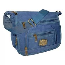 Bolsa Pasta Lona Resistente Moderna Prática Masculino Femin 