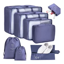 8pcs Bolsas Organizadoras De Maletas Para Viaje Impermeable