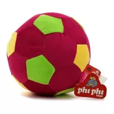 Peluche Pelota Soft Sonajero Futbol 15cm