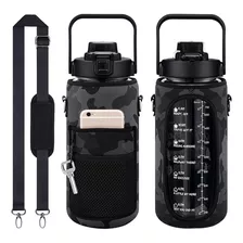 Funda Deportiva De Neopreno Para Botellas De Agua Con Correa