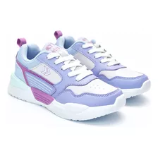 Zapatilla Deportiva Lavanda Cosmic Niños Atomik