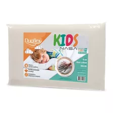 Almohada Duoflex Kids Nasa Tradicional 63cm X X 8cm Blanca