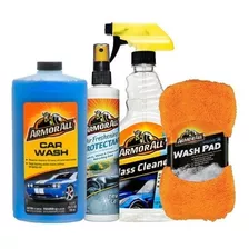 Combo Auto Limpio Shampoo Espumon Protector Limpia Vidrios