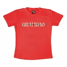 Camiseta 100% Algodão Estampa Natalina/natal Gratidão 