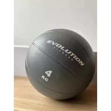 Balon Con Peso 4kg Pelota Medicinalgymball Ejercicio