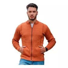 Jaqueta De Frio Masculina Sarja Cardigan Agasalho Masculino