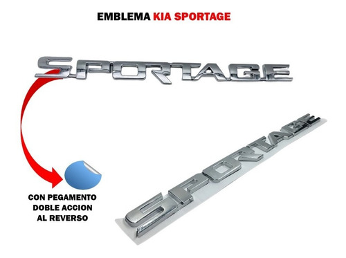 Emblema Para Cajuela Kia Sportage 2016-2022 Foto 2