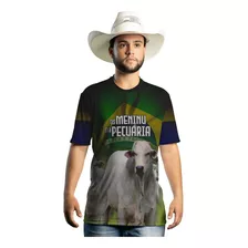 Camiseta Agro Brk Os Meninos Da Pecuária Proteção Uv50+