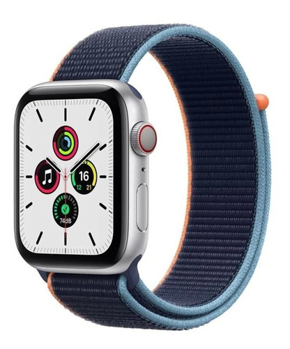 Apple Watch Se Cellular + Gps 44mm Caixa De Alumínio Prata