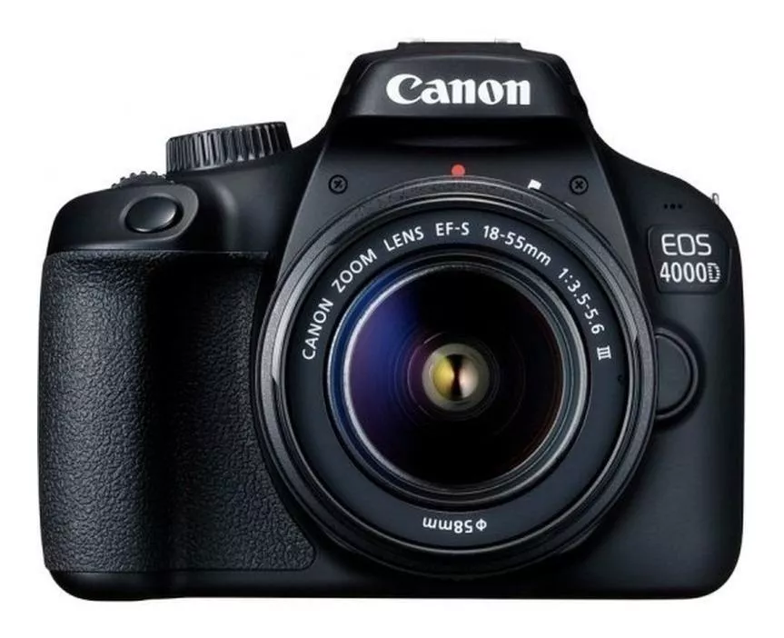  Canon Eos Kit 4000d + Lente 18-55mm Iii Dslr Color Negro