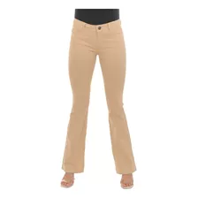 Calça Jeans Flare Feminina Lycra Cintura Alta Premium