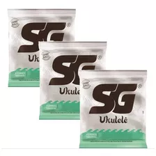 Kit 3 Encordoamento Sg Strings 026/026 Para Ukulele Soprano