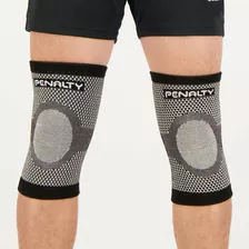 Joelheira Penalty Elástica Knit Preta Tamanho G