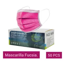Mascarilla Desechable Certificada 3 Capas Caja 50 Unidades 