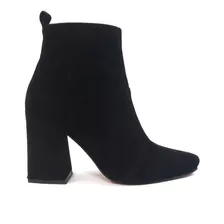 Bota Botita Mujer Taco Cuadrado Moda 