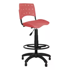 Cadeira Caixa Giratória Plástica Cereja - Ultra Móveis