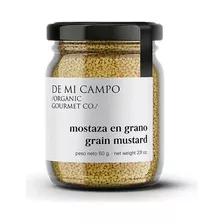 Mostaza En Grano Orgánico Frasco 60g - De Mi Campo - Hye