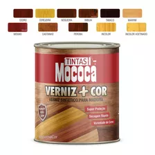 Verniz + Cor Para Madeira Com Filtro Solar Mococa 225ml