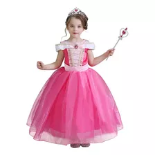 Vestido De Princesa Da Bela Adormecida Para Meninas