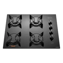 Cooktop Atlas U.top 4b Acendimento Automático Preto Bvolt