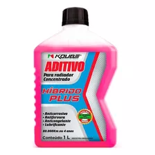 Aditivo Radiador Concentrado Hibrido Plus Rosa 1l Koube