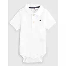 Body Bebe Tommy Gola Polo Branco Original 42719