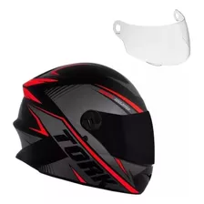 Capacete Moto Fechado Pro Tork R8 Viseira Fumê + Cristal