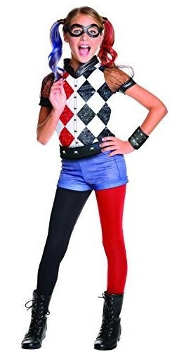 Disfraz Harley Quinn De Superheroe Chica Rubie.s Dc, Mediano