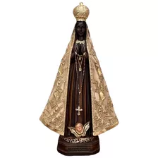 Imagem Nossa Senhora Aparecida Barroca 20 Cm Resina