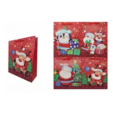 Pack De 12 Bolsas De Navidad 40x30x12