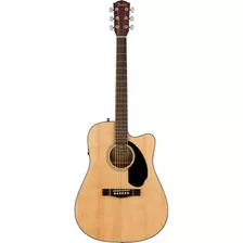 Guitarra Fender Electroacustica Cd-60sce Dread Natural Wn
