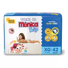 Fralda Turma Da Mônica Baby Mega Xg Com 42un