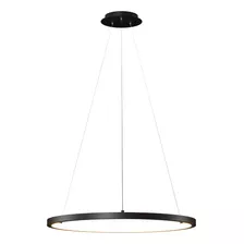 Lustre Pendente Anel 40cm Moderno Led Bivolt 5 Cores Luxo