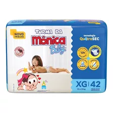  Fralda Turma Da Mônica Baby Mega Xg