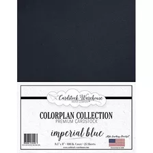 Papel De Cartulina Colorplan Azul Imperial/azul Oscuro,...