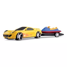 Brinquedo Carro Esportivo E Jet Sky Acqua Racing Orange Toys