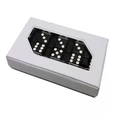 Jogo De Domino Profissional Grosso Preto Super Resistente 