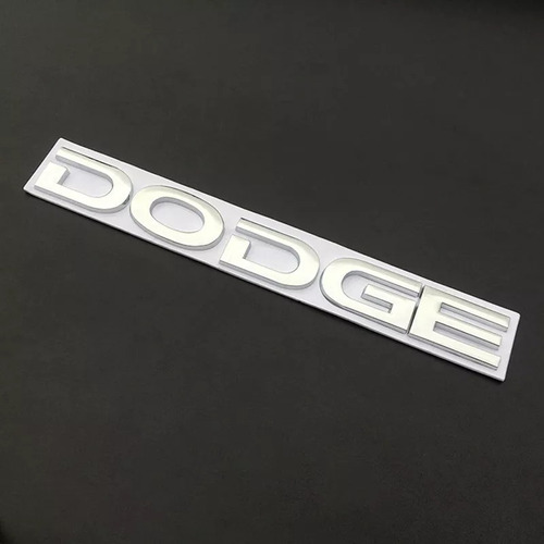 Letras Dodge Emblema Insignia Logotipo Adhesivo Cromados  Foto 2
